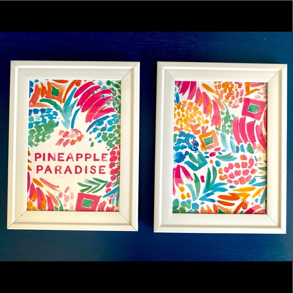 🌴Lilly Pulitzer Agenda 5x7 print pair🌴